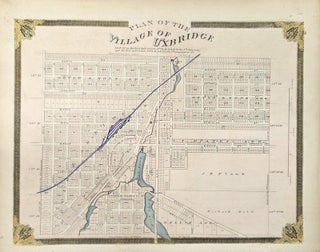 Item #M3457 Plan of the Village of Uxbridge. Map of Uxbridge