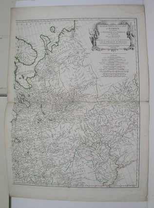 Item #M3681 Seconde Partie de la Carte D'Europe..et la Russie. D'Anville