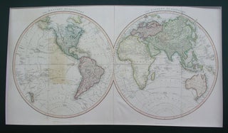 Item #M3697 Western and Eastern Hemisphere. John Carey