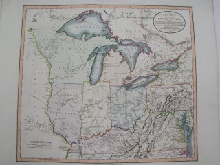Item #M3731 A New Map of Part of the United States exhibiting the North West, Michigan, Indiana,...