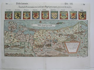Item #M3757 Tauola di Pomerania con tutti i piu degni prencipati, citta terre & rocche. Sebastian...