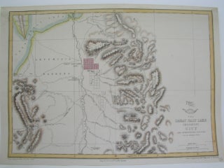 Item #M3789 The Great Salt Lake (Mormon) City and Surrounding Country. Edward Weller