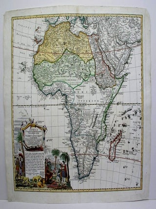 Item #M3852 Africa Secundum Legitimas Projectionis Stereographicae Regulas. Homann