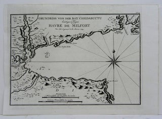 Item #M3953 Grundriss von der Bay Chedabuctu Heutiges Tages Havre de Milfort. Bellin: Jaques Nicolas