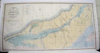 Item #M3998 Geological Map of the District Between Portage lake and Montreal River. J W. Foster,...