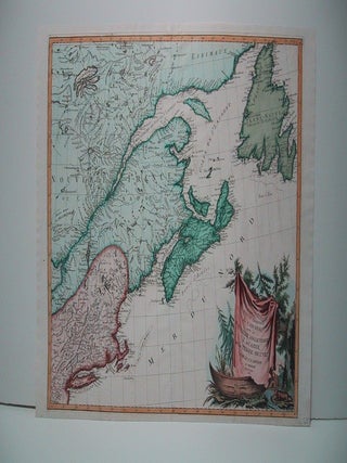 Item #M410 Partie orientale du Canada avec la nouvelle Angleterre, l'Acadie, et la Terre-Neuve....