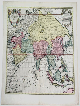 Item #M4120 L'Asie Divisee en ses Empire Royaumes et Etats. L B. Elwe