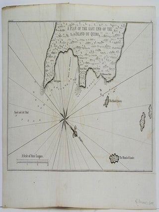 Item #M4151 A Plan of the East End of the Island of Quibo. George Anson