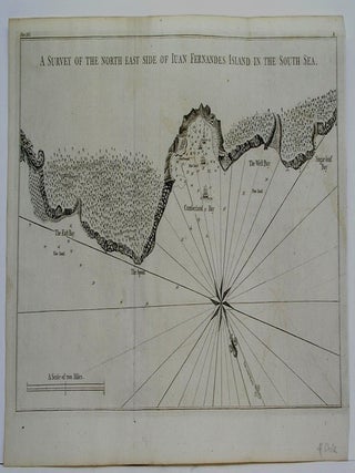 Item #M4155 A Survey of the North East Side of Juan Fernandes Island in the South Sea. George Anson