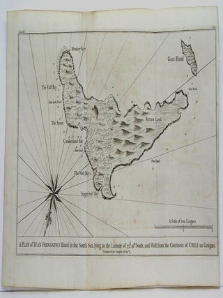 Item #M4156 A Plan of Juan Fernandes Island in the South Sea. George Anson