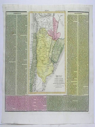 Item #M4257 I Quattro Nouvelli Stati Meridionali Americani Confederazione del Chili, Stati uniti...