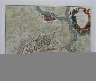 Item #M4544 Plan of the Battle of Saragossa, Fought Aug. 9 1710, between the Allies under Lieut....