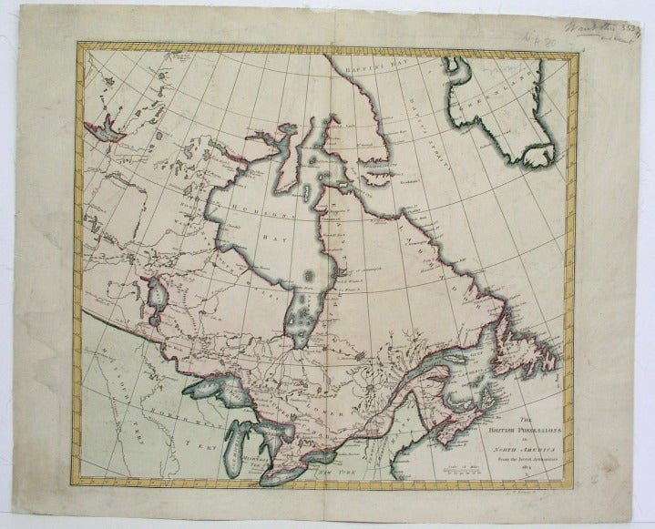 Item #M4571 The British Possessions in North America from the latest authorities. Mathew Carey.