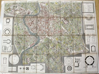 Item #M4623 Pianta Topografica Della Citta di Roma Dell' Anno 1821. Pietro Ruga
