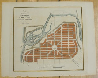Item #M4640 Plan of the Town of Goderich Upper Canada. J. Bouchette