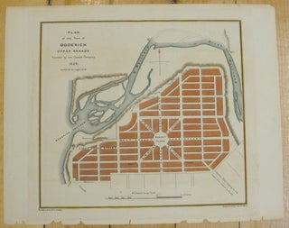 Item #M4640 Plan of the Town of Goderich Upper Canada. J. Bouchette