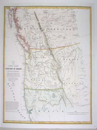 Item #M4741 Map of the United States Territory of Oregon West of the Rocky Mountains. Washington...