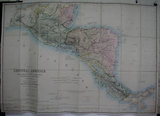 Item #M4763 Map of Central America Including the States of Guatemala, Salvador, Honduras,...