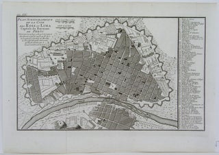 Item #M4846 Plan Scenographique de la Cite des Rois ou Lima Capitale du Royaume de Perou. Bellin