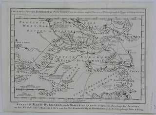 Item #M4857 Carte de la Petite Bukharie et Pays Voisins / Kaart van Klyn-Bukharia, en de...