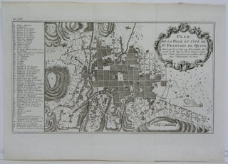 Item #M4858 Plan de la Ville et Cite de St Francois de Quito. Bellin