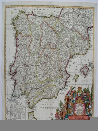 Item #M4894 Novissima et Accuratissima Regnorum Hispaniae et Portugalliae. Petrus Schenk