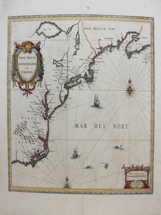 Item #M4895 Nova Anglia, Novvm Belgium et Virginia. Jansonius