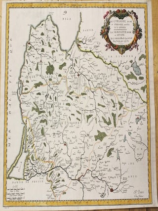 Item #M4916 La Curlande Duche et Semigalle Autresois de la Livonie. Nicolas Sanson
