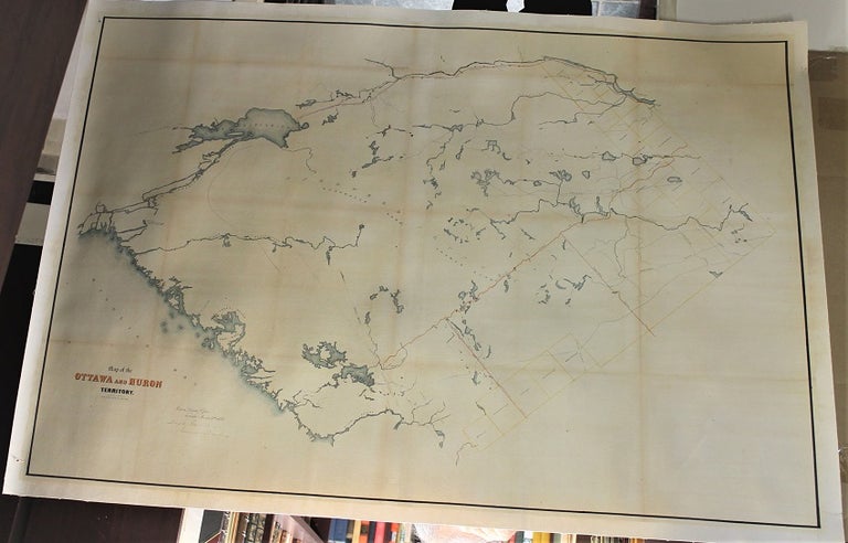 Item #M4928 Map of the Ottawa and Huron Territory. Crown Lands Office.