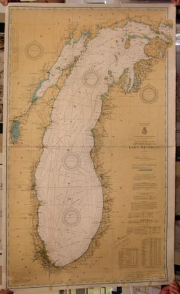 Item #M4930 General Chart of Lake Michigan. War Department