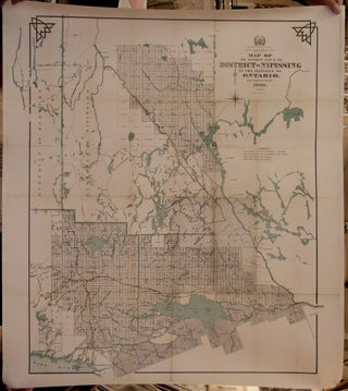 Item #M4932 Map of the Northern Part of the District of Nipissing in the Province of Ontario....