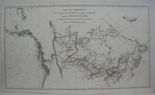 Item #M5008 A Map of America between Latitudes 40 and 70 North, and Longitudes 45 and 180 West.+....