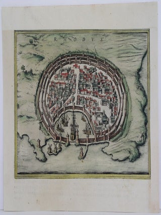 Item #M5013 Rhodus. Braun, Hogenberg