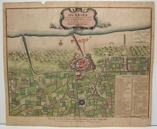 Item #M507 Plan of the City and Citadel of Dunkirk. Nicolas Tindal