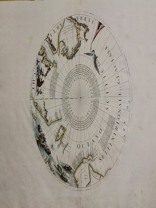 Item #M5080 Polar calottes from a globe / Artico Polo Settentrionale. V. Coronelli