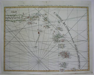 Item #M5100 The Caribbee Islands, The Virgin Islands, and the Isle of Porto Rico. Thomas Jefferys