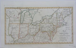 Item #M5103 Map of the Northern Parts of the United States of America. Abraham Bradley