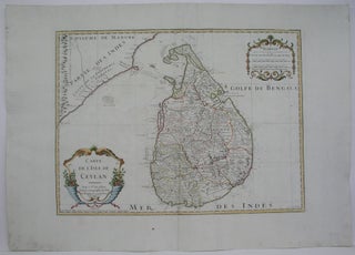 Item #M5121 Carte De L'Isle de Ceylan. De L'Isle