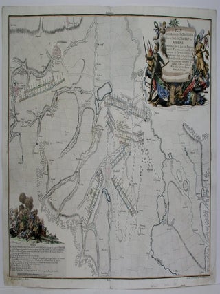 Item #M5124 Plan De la Battaille de Chotusitz dans le Cerele de Czaslau en Boheme. B. Strahowsky