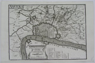 Item #M5141 Le Marquisat du St. Empire consistant en la seule ville D' Anvers. . N. de Fer