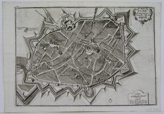 Item #M5142 Plan de l'ancienne et Nouvelle Ville de Dijon. N. de Fer