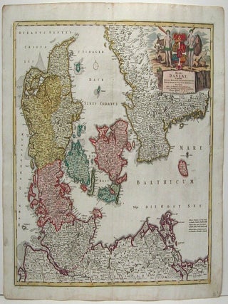 Item #M517 Regni Daniae in quo sunt Sucatus Holsatia et Slesvicum Insulae Daniae, Provinciae...