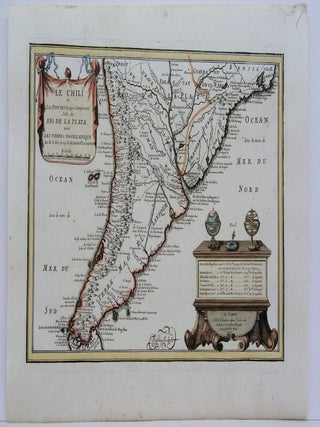 Item #M5174 Le Chili et Les Provinces qui Composent Celle de Rio de la Plata avec Les Terres...