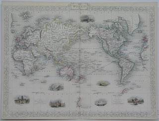 Item #M5212 The World on Mercators Projection. J. Rapkin