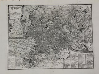 Item #M5227 Plan de La Ville de Rome. N. de Fer