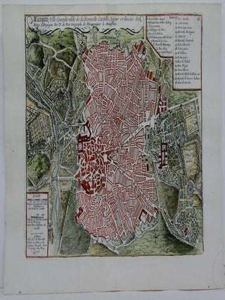 Item #M5230 Madrid, Ville Considerable de la Nouvelle Castille. . N. de Fer