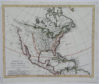 Item #M5268 Karte von Nord-America. Bellin