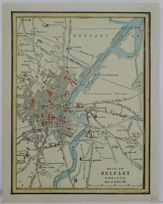 Item #M5294 Plan of Belfast (Ireland). The Home Knowledge Atlas
