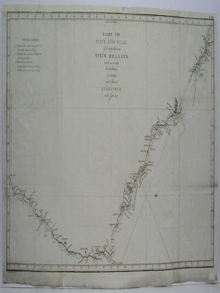 Item #M541 Kaart Van Nieuw Zuid Wales of de Oostyke Kust van Nieuw Holland…. Captain James Cook