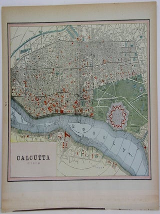 Item #M5513 Calcutta (India). The Home Knowledge Atlas